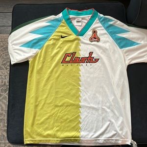 San Jose Clash Soccer Jersey Retro 1997. Made in the USA